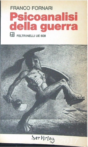 Copertina di Psicoanalisi della guerra